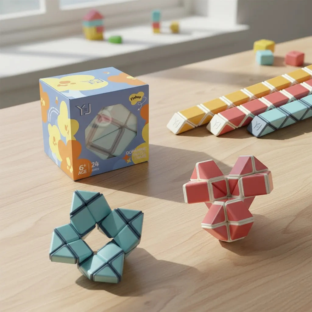 Juego Cubo Rubik Serpiente Regla Mágica