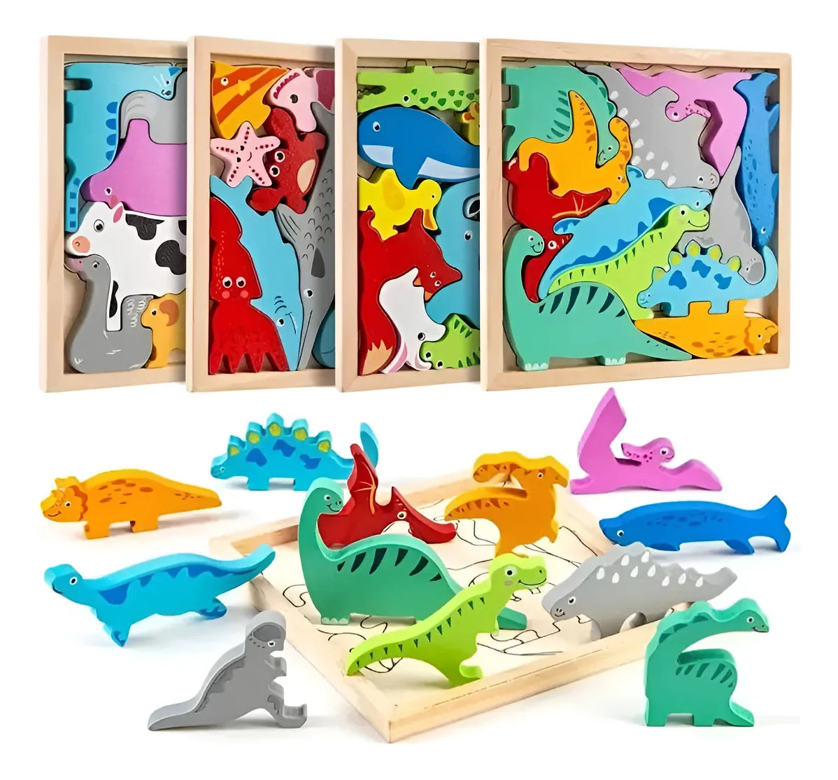 Puzzle de Madera 3D para Niños