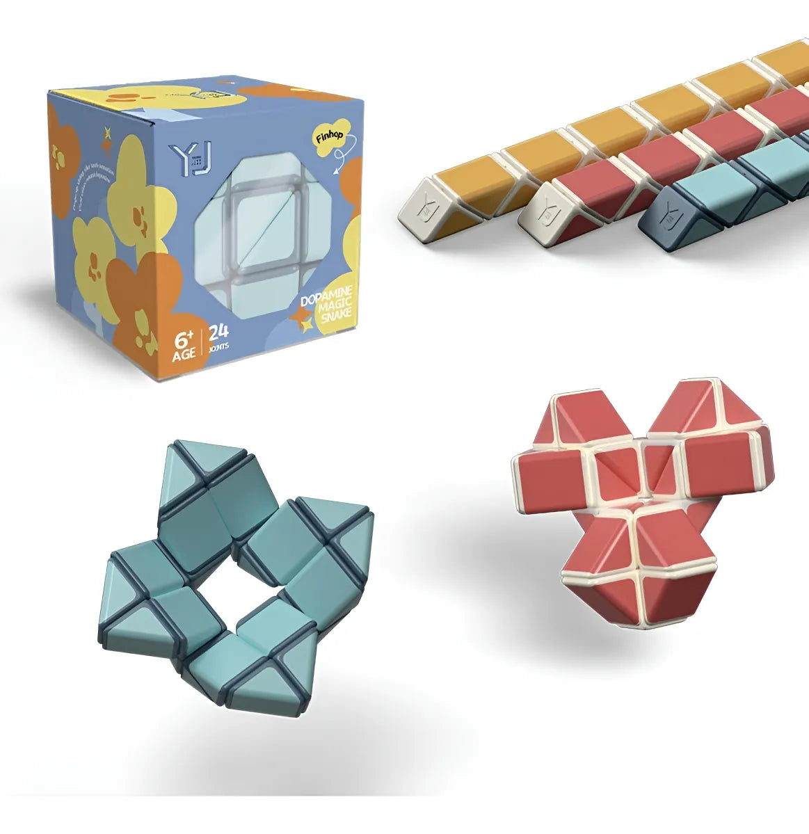 Juego Cubo Rubik Serpiente Regla Mágica