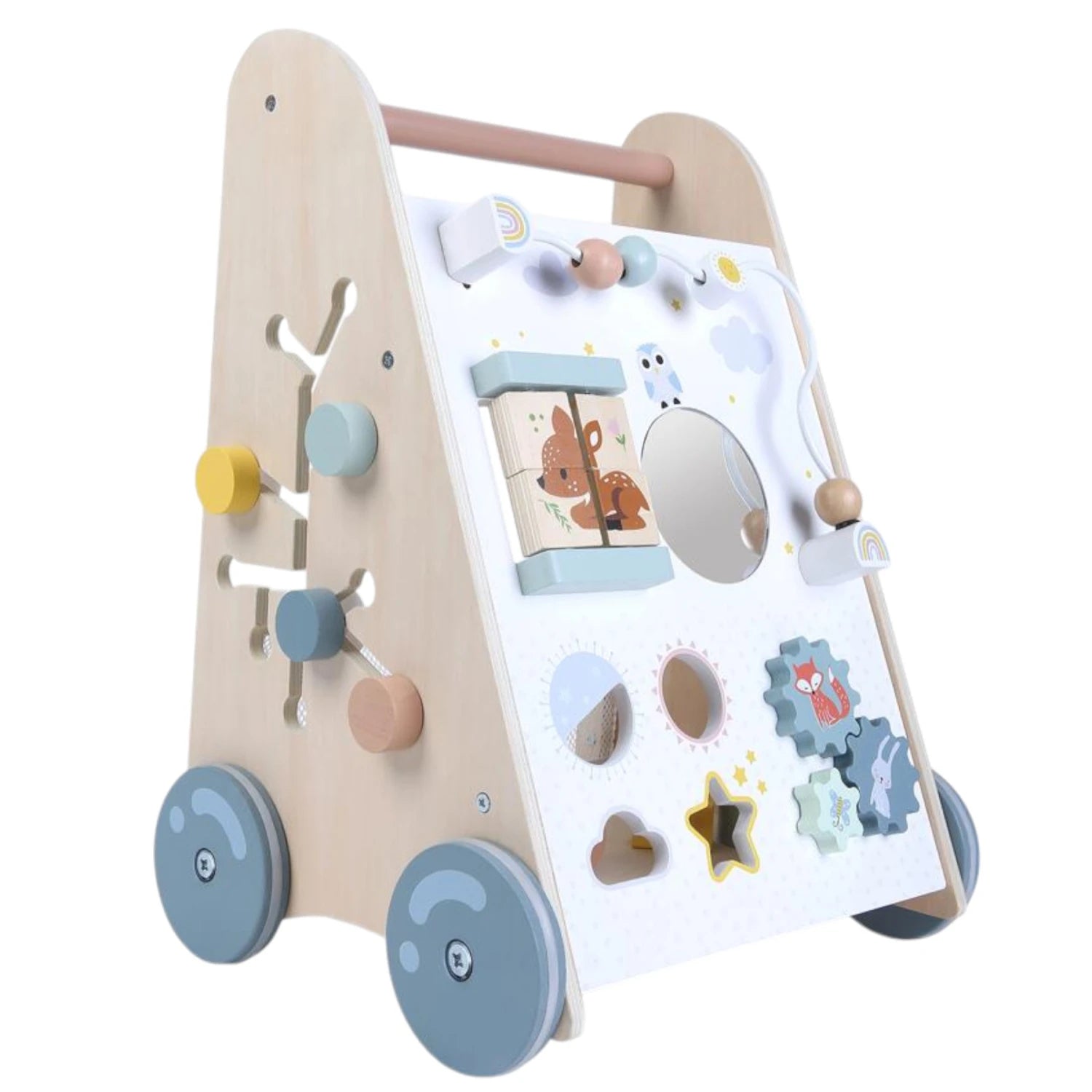 Andador y Caminador Didáctico de Madera